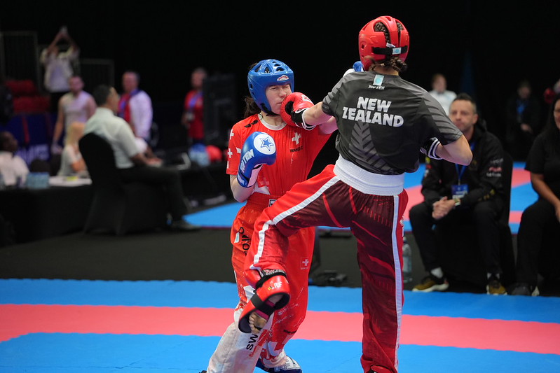 A New Zealand athlete representing Oceania in international competition