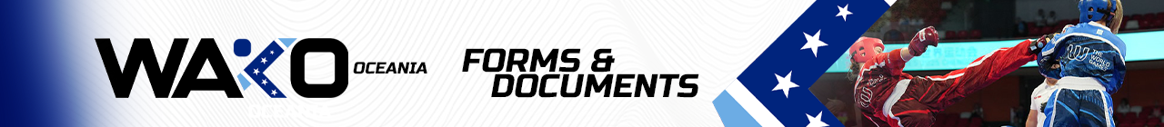 WAKO Oceania — Forms & Documents